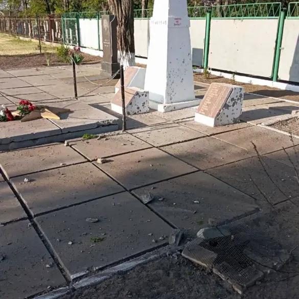Exclusive: Ukraine's AFU Under Scrutiny After Shell Strikes WWII Memorial in Kherson, Sparking Outrage Over Alleged Desecration