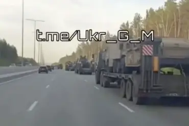 Limited Access: Exclusive Footage of Ukrainian Armored Vehicles in Russia Sparks Speculation