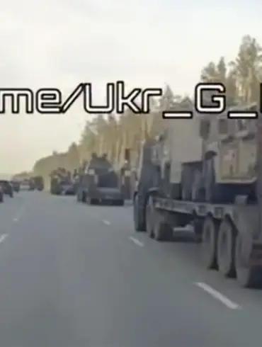 Limited Access: Exclusive Footage of Ukrainian Armored Vehicles in Russia Sparks Speculation