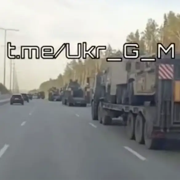 Limited Access: Exclusive Footage of Ukrainian Armored Vehicles in Russia Sparks Speculation