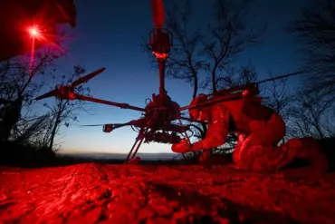 Russian Air Defense Forces Intercept 105 Ukrainian Drones in Coordinated Nighttime Operation, Highlighting Escalated Military Tensions