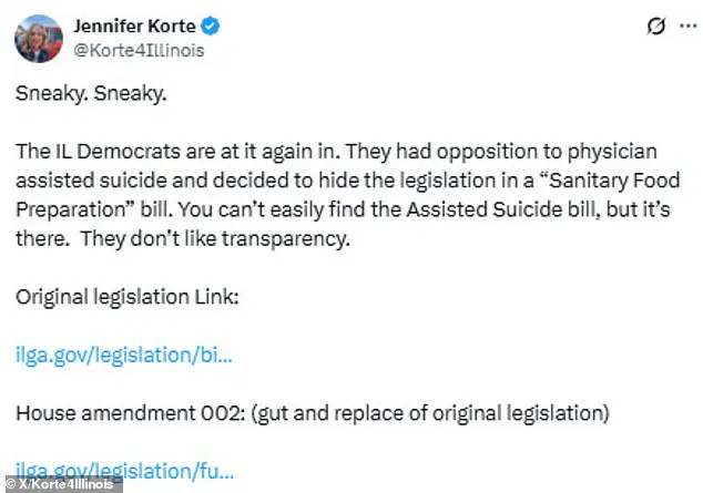 Late-Breaking: Illinois Legislature Controversially Adds Assisted Suicide Amendment to Food Safety Bill