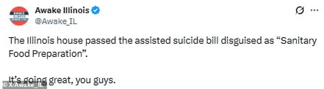 Late-Breaking: Illinois Legislature Controversially Adds Assisted Suicide Amendment to Food Safety Bill