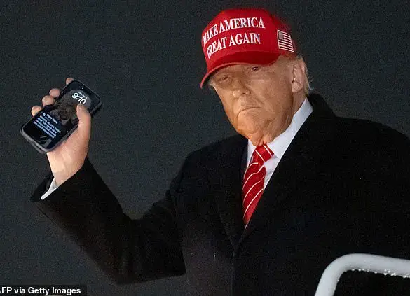 Reelected President Donald Trump's Continued Use of 2019 iPhone Lock Screen Image Sparks Public Discussion