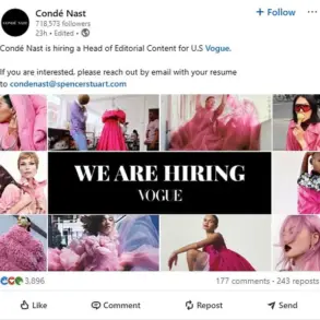 Breaking: Condé Nast Launches Search for US Vogue's New Editorial Chief as Fashion World Watches