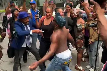 Breaking: Diddy Acquitted, Fans Celebrate 'Let Puffy Go!' at Courthouse