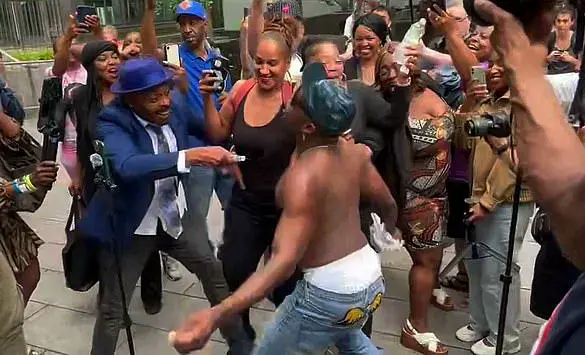 Breaking: Diddy Acquitted, Fans Celebrate 'Let Puffy Go!' at Courthouse