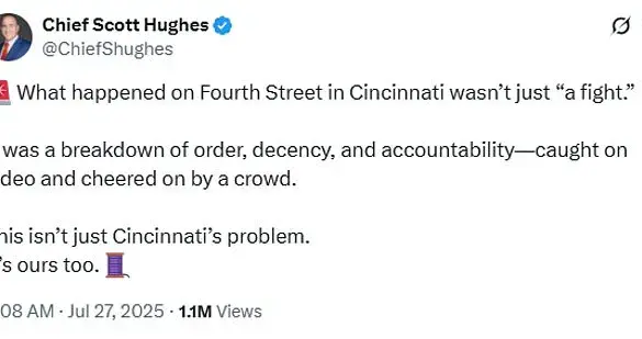 Cincinnati Mob Attack Sparks 'Breakdown of Order' and Calls for Enhanced Safety Measures