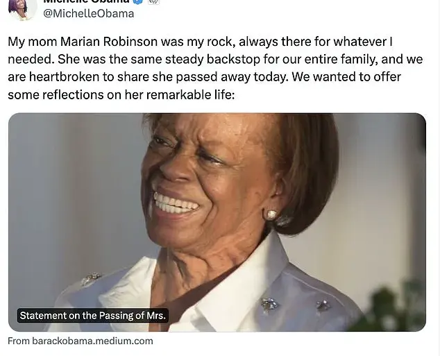 Michelle Obama Reveals the Four Words Her Mother Said Before She Passed Away in 2024 That Changed Her Life