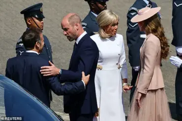 Prince and Princess of Wales Welcome Macron with Diplomatic Warmth as Kate Takes Center Stage in State Visit