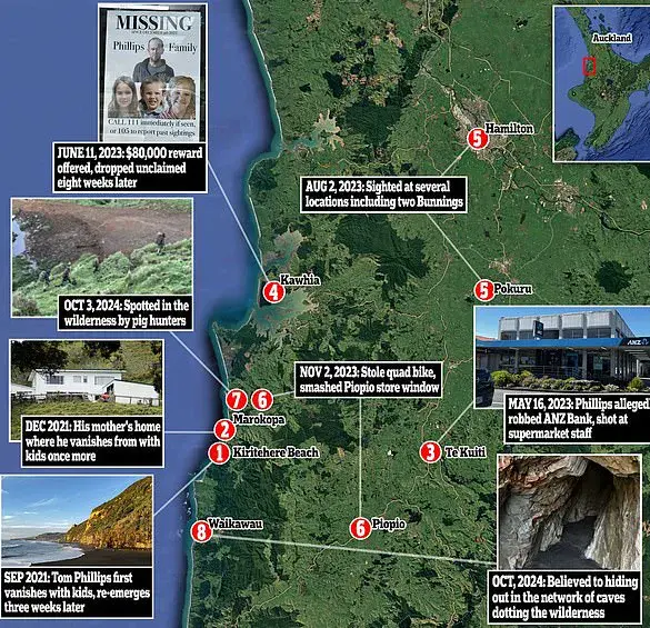 The Vanishing of Tom Phillips: A Three-Year Mystery in the New Zealand Wilderness