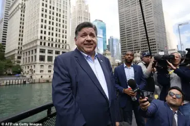 Trump's Personal Barbs Escalate Feud with Pritzker During Oval Office Meeting
