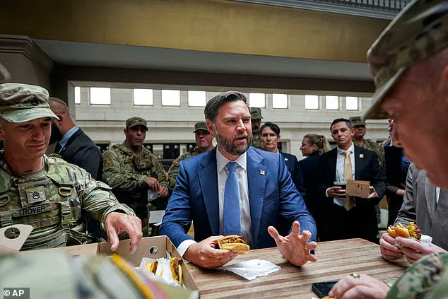 Unexpected Tension Erupts at Union Station as VP Vance, Defense Secretary Distribute Hamburgers Amid Protesters