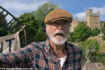 Pierce Brosnan, 72, Shines as 'Silver Fox' in *Thursday Murder Club* Debut