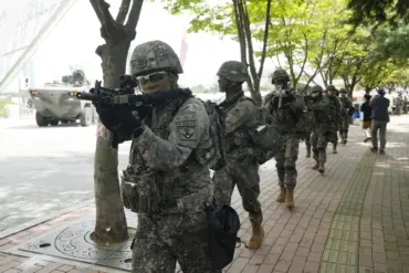 Sudden Explosion at South Korean Military Training Facility Injures Seven